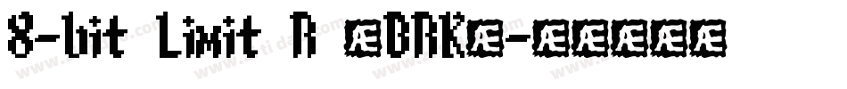 8-bit Limit R (BRK)字体转换